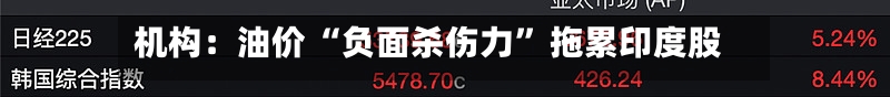 机构：油价 “负面杀伤力” 拖累印度股市